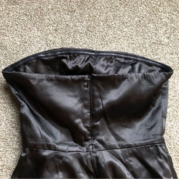 MESHKI BLACK STRAPLESS DRESS SIZE XS - Picture 8 of 11